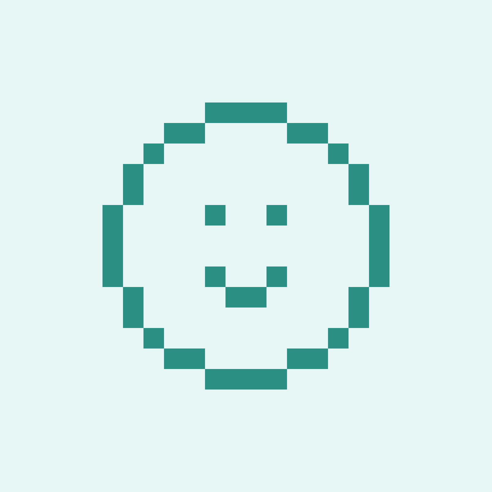 2-bit pixelated simely face