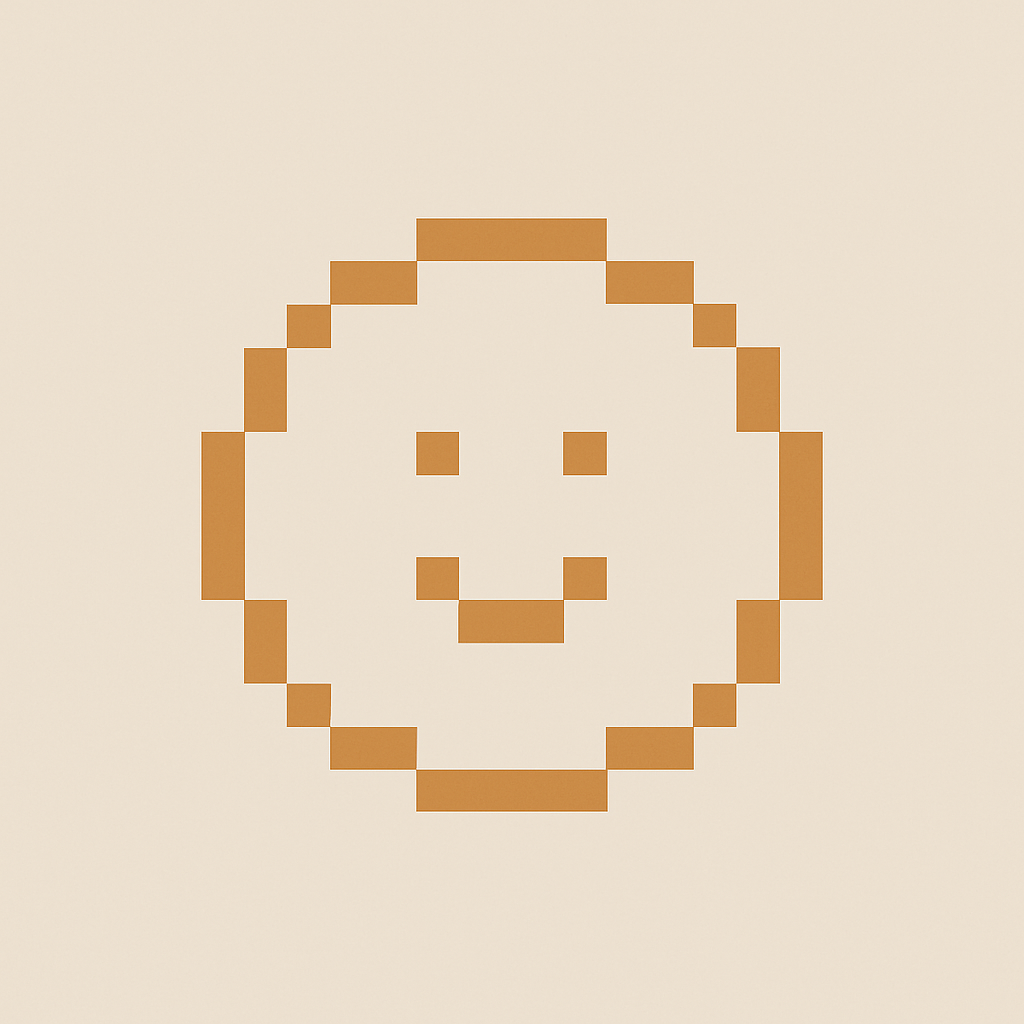 2-bit pixelated simely face